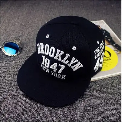 Fashion 1947 Brooklyn Style Snapback Baseball Cap Hats Of Good Quality Snapback Cap New York Hip-hop Cap