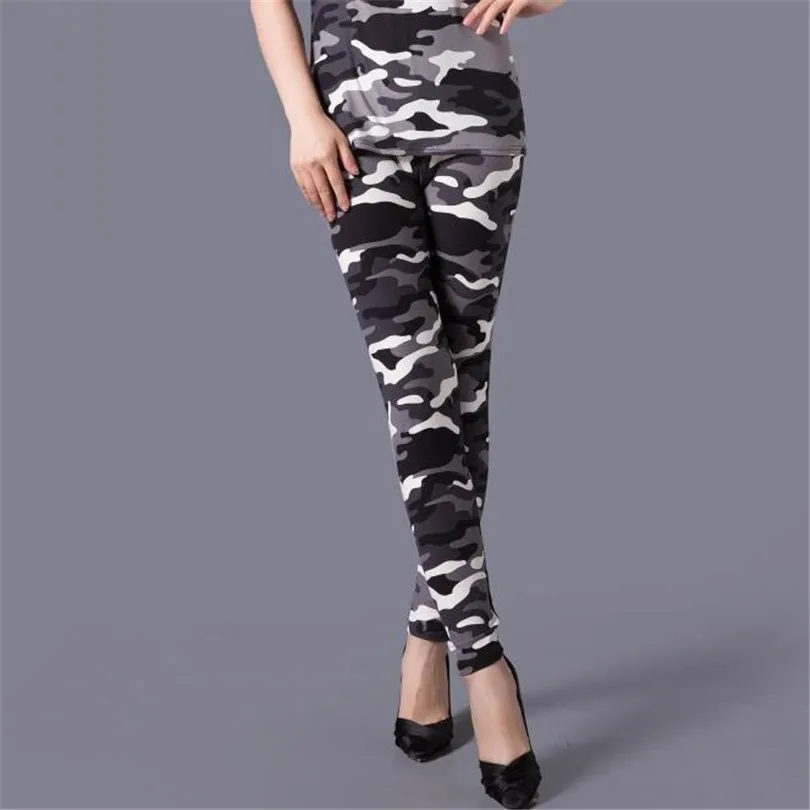 

NDUCJSI 2022 Hot Salw Women High Waist Pants Camouflage Printed Leggins Push Up Workout Elastic Fitness Leggins