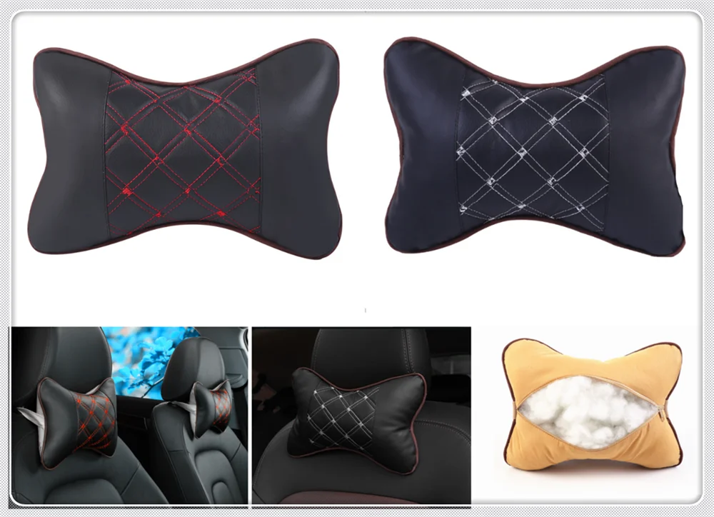 Auto safety pillow car headrest breathing seat head rest cushion for Kia Forte Ceed Stonic Stinger Rio Picanto Niro