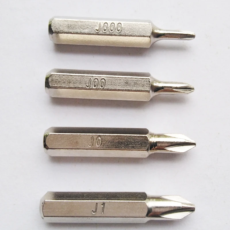 CRV Phillips Bit J000/J00/J0/J1 4mm zestaw wkrętaków naprawa dla Apple iPhone, 50 zestawów/partia