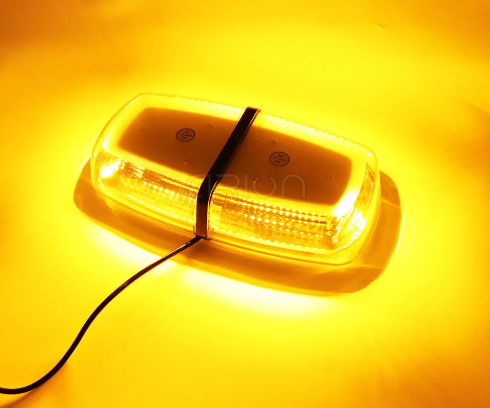 CIRION 72 LED 5730 SMD Car Roof Flashing Strobe Emergency Light DC 12V 24V Truck Police Fireman Warning Lights Amber