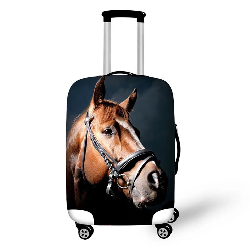 Horse prints luggage protector cover suitcases covers Waterproof luggage covers accessory bags travel trolley case cover