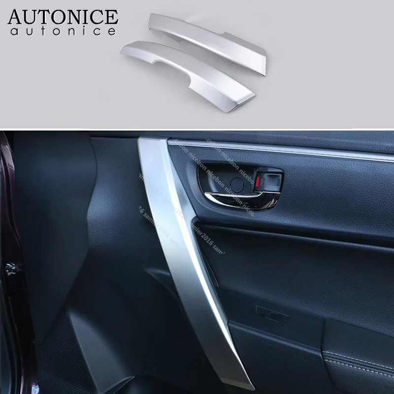 Carbon Fiber Color Side Door Handle Cover Trim For Toyota Corolla Auris 2014 -2018 ABS