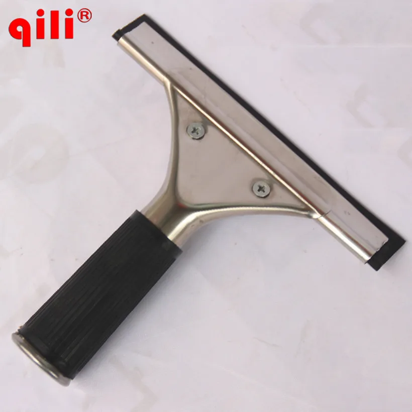 20pcs/lot DHL Free QILI QH-03-A Water Wiper Scraper Tools Stainless Squeegee Window Cleaner Home Bathroom Glass Clean 15/25/35cm