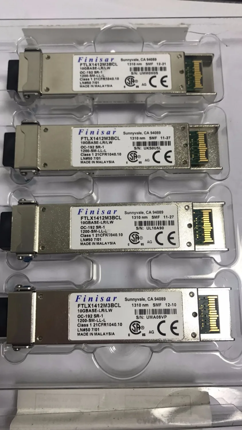 

Sale Original FTLX1412M3BCL 10GBASE-LR/LW LN#50 7/01 1310nm SMF