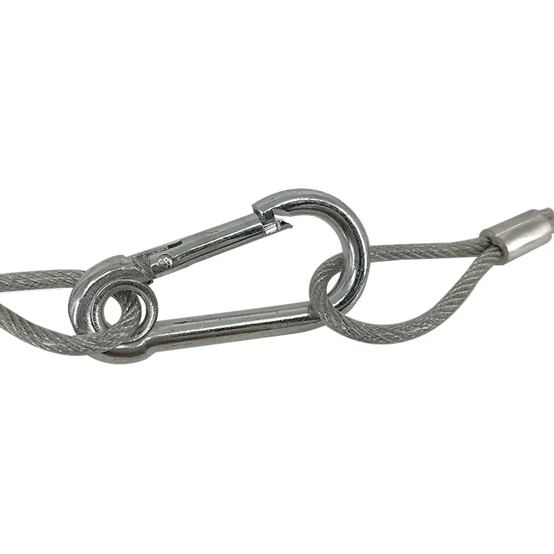 80cm Stainless Steel Rope Load bearing 20kg XR33 Safety Ropes Security Cables for LED Par Moving Head Lighting accessorie