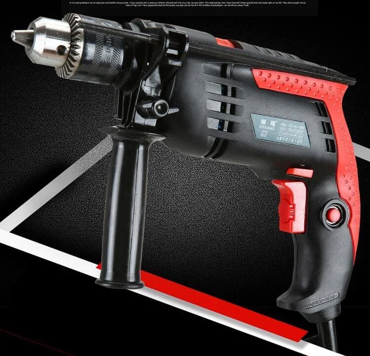 

220V 1200W Speed Adjustable 13mm AC Impact Drill Electric Hammer Electric Drill Power Drill Woodworking Power Tool