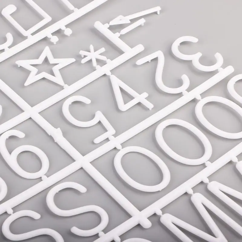 ตัวอักษรสำหรับ Felt Letter Board 200ชิ้นตัวเลขสำหรับกระดานจดหมายเปลี่ยนได้