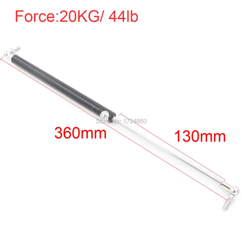 Force 20KG 44lb in Springs Auto Gas Spring for Car Spring Lift Gas Springs 130mm Stroke M8 Hole Diameter Automotive Widely Used