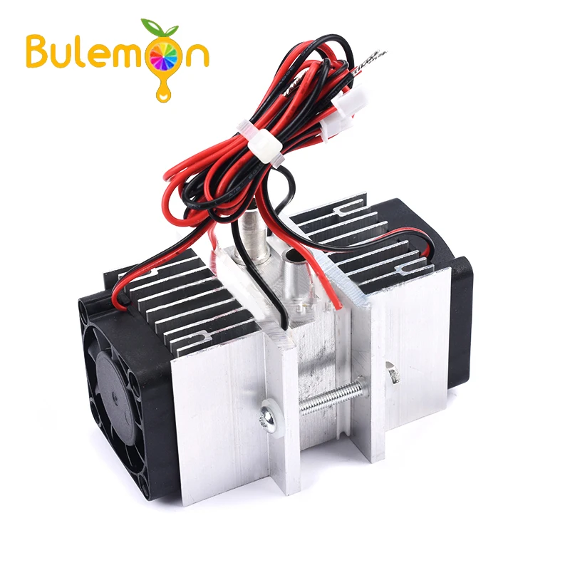 Semiconductor Refrigeration Chip Kit Diy Refrigerator Small Air Conditioning Water Cooled 12V Mini Chiller System Set