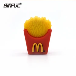 french fries usb flash drive food pen drive usb stick cute u disk 16GB 4GB 8GB 32GB 64GB pendrive USB 2.0 lovely gift