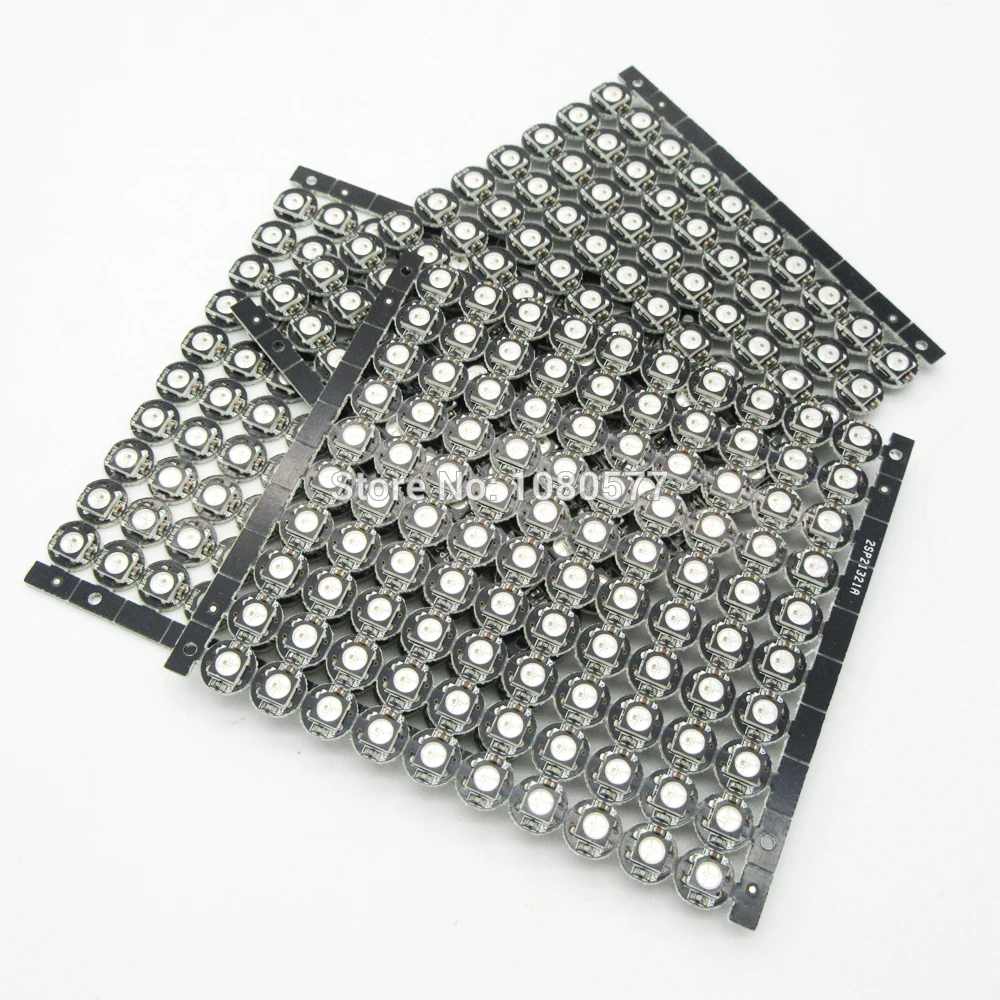 100~1000pcs WS2812B WS2812 LED Chip PCB Heatsink DC 5V 5050 RGB WS2811 IC Built-in