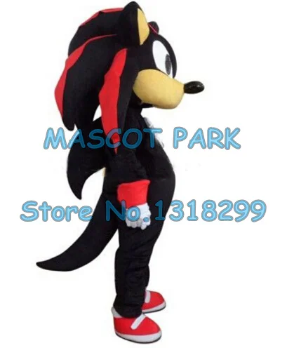 mascot popular cartoon black shadow hedgehog mascot costume adult size hot sale anime cosplay costumes carnival fancy dress