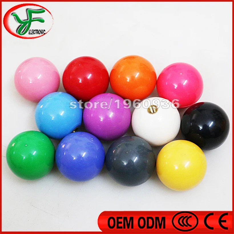 2 pcs Arcade Joystick Replacement Handle Top ball for ZIPPY SANWA SEIMITSU Joystick Handle Knob 12 colors