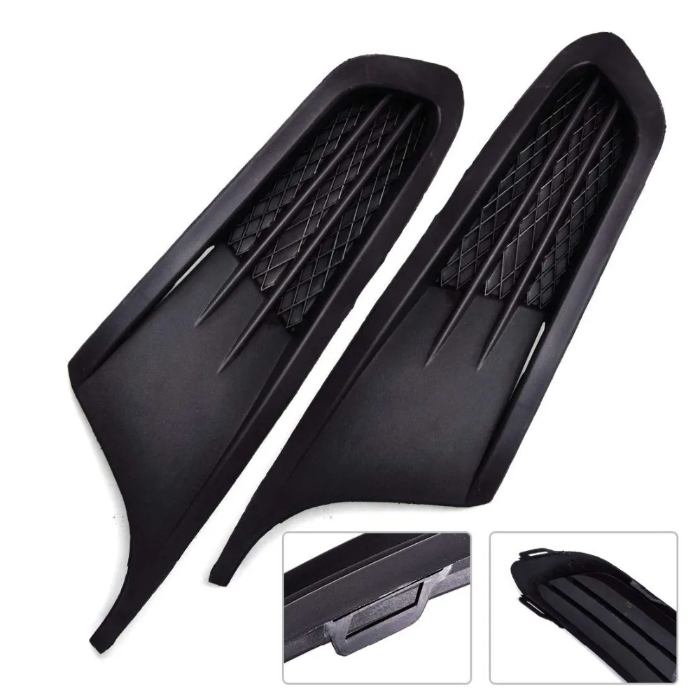 

2pcs Black Left & Right Bumper Grille Grill Cover for VW Jetta 2011-2014 5C6 853 665 9B9 5C6 853 666 9B9