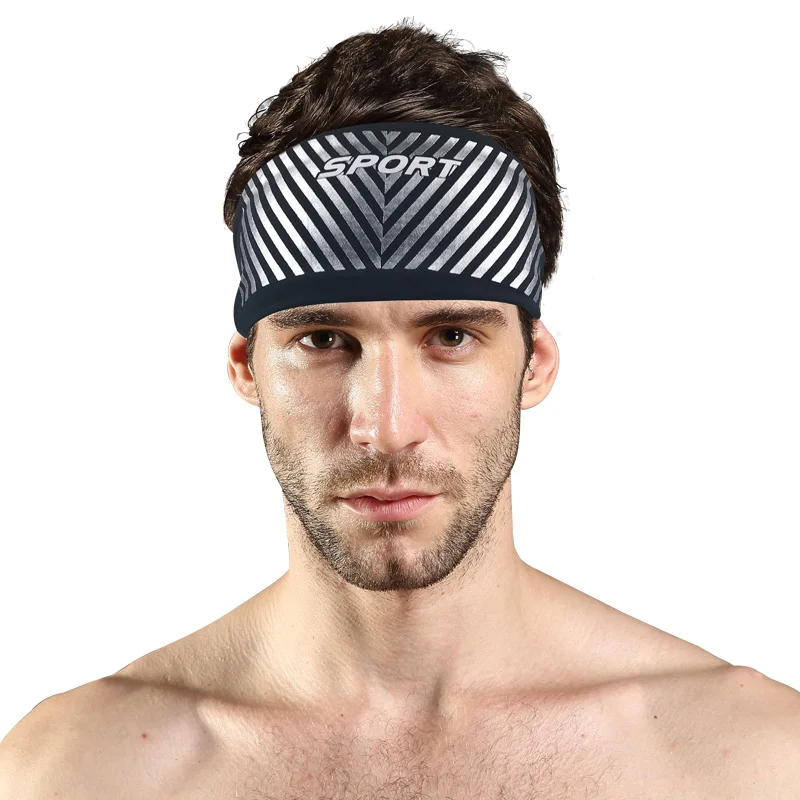 Wholesale Dropshipping Absorbent Headband Sweatband For Men women Yoga Hair Head Sweat Head Band 2018 NEW Sports Fitness Running