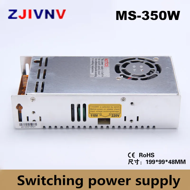 Factory price 350w small volume switching power supply output 12v 15v 24v 36v 27v 48v input 100~240vac mini led smps 12v 29a