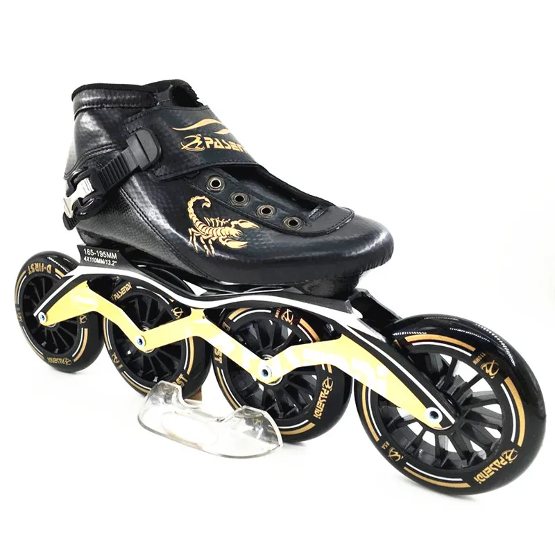 pasendi Carbon fiber professional speed skating shoes women/men inline skates racing shoes adult child skating patines soy luna