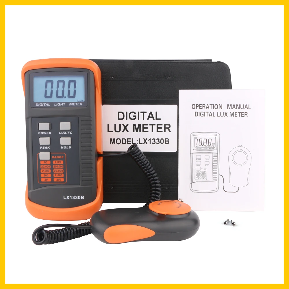 Imagem -06 - Medidor de Luz rz Lx1330b com Função de Sustentação de Dados e Leitura de Pico