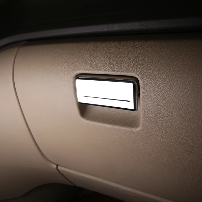 My Good Car ABS Electroplate Golvebox Handle Refitting Stickers Case For Ford Focus 2 MK2 2005 - 2010 2011 2012 Accessories