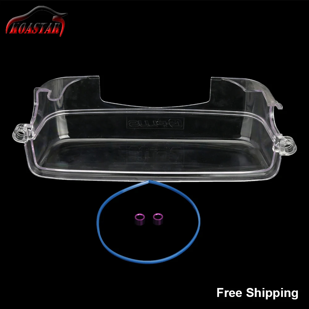 CLEAR CAM GEAR COVER TIMING BELT COVER TURBO CAM PULLEY FOR TOYOTA ARISTO JZS147 JZS161 SUPRA JZA80 2JZ