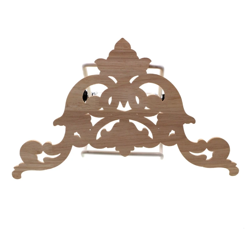 RUNBAZEF The Woodcarving Flower Patch Are European Style Wooden Furniture Door Decals Background Decoration Floral Applique Bed