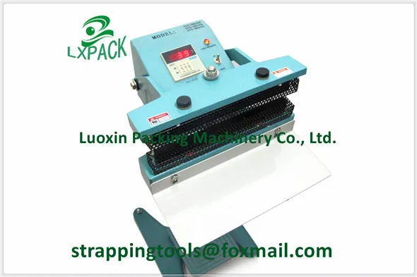 LX-PACK Lowest Factory Price Foot Pedal Impulse Sealer heat sealing machine Plastic Bag sealer 300-1400mm PEDAL SEALER