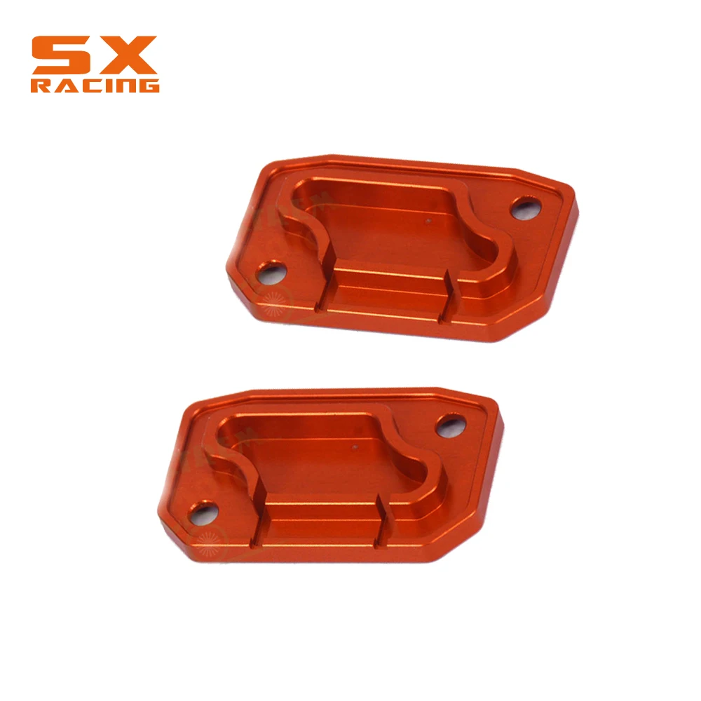 Motorcycle 2PCS Front Brake Reservoir Cap Cover For KTM SX EXC XCF SXF XC XCFW XCW SMR 125 150 200 250 300 350 400 450 500 530