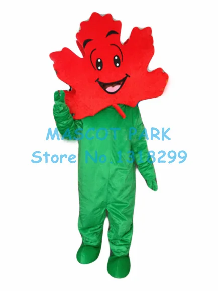 Maple Leaf mascot costume red (can change color) wholesale cartoon maple theme anime cosplay costumes carnival fancy dress