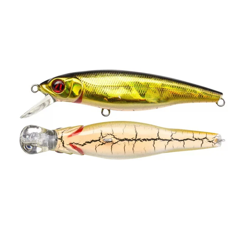 Leurre méné rigide flottant de type poisson nageur, appât Élidéal pour la pêche au bar, au brochet ou à la carpe, wobJeff, crankbait, 8.5cm, 9g