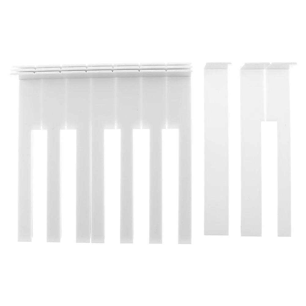 Complete Piano Key Tops com frentes, peças de reparação de substituição, cor branca, 5,2 centímetros, 2,05 \