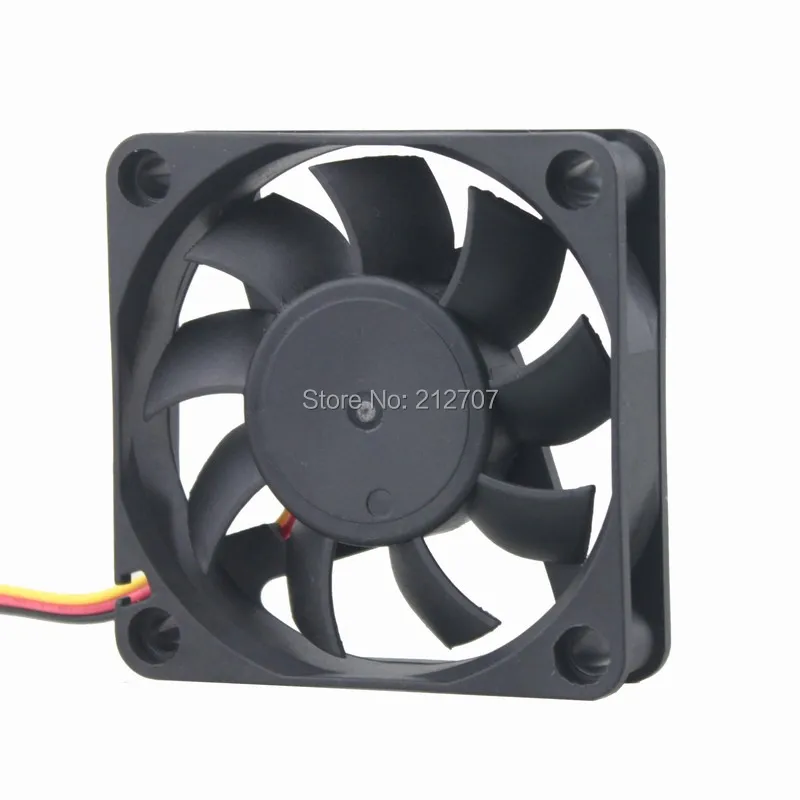 Imagem -06 - Gdstime Cpu Ventilador de Refrigeração 60 mm pc 12 v Pinos 60x60x15 mm Computador Case Cooler 10 Peças