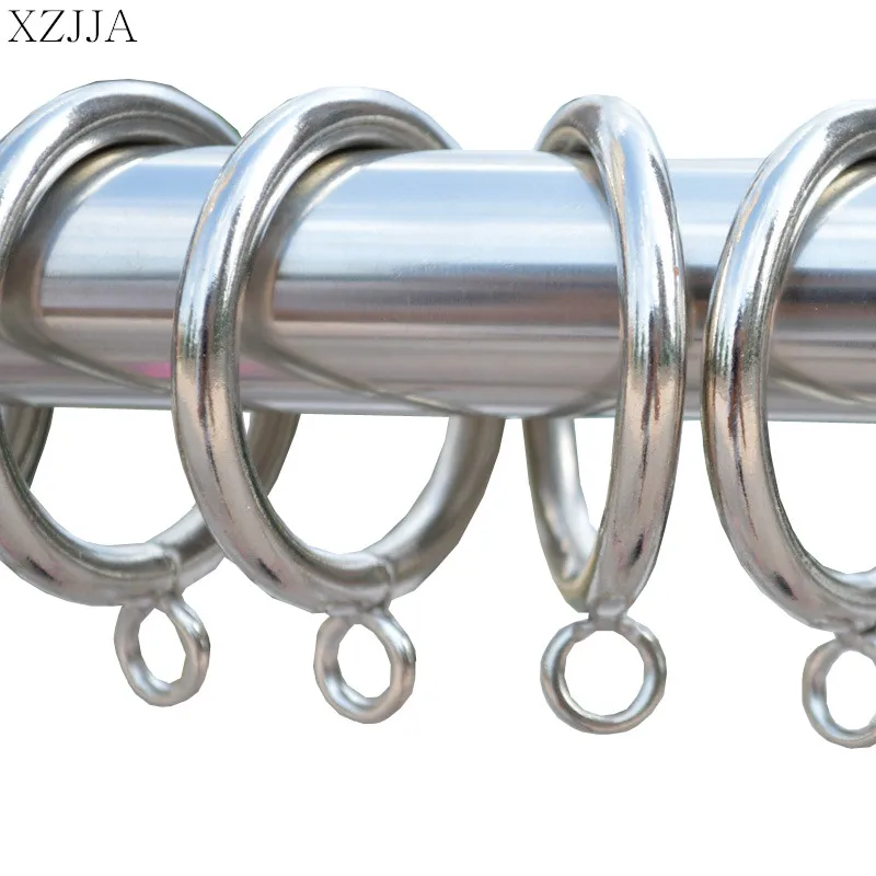 XZJJA 5PCS Stainless Steel Curtain Accessories Rod Clips Tracks Window Shower Curtain Rings Hanging Clamp Ring Drapery Clips