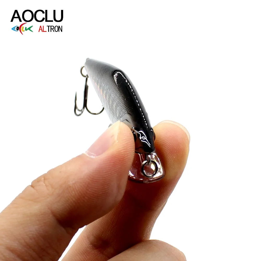 Aoclu Wolfram bewegliche Kugel sinkende flache Körper Elritze 588mm 6g harten Köder Kurbel köder Köder VMC Haken Boot an Land Forelle Bass Angeln – Detail 3