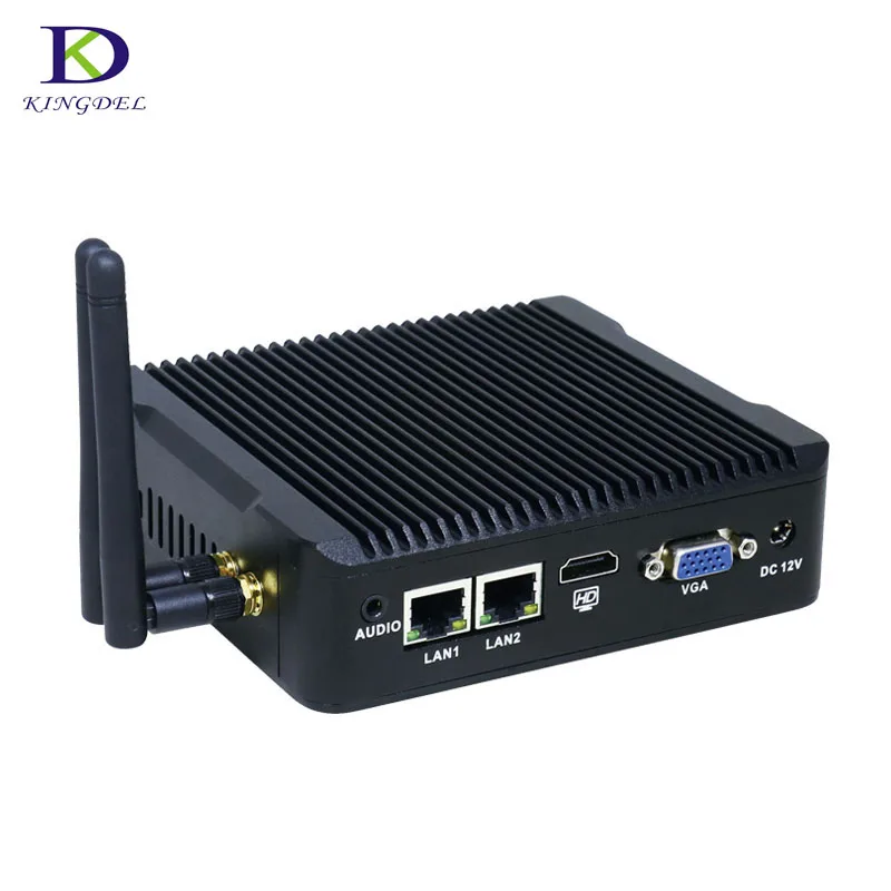 Komputer Palm Celeron J1900 Quad Core Pc Mini Windows 7 2com atau 1com Nettop Pc Ramping Intel HD Grafis Nuc Desktop Plus HDMI VGA