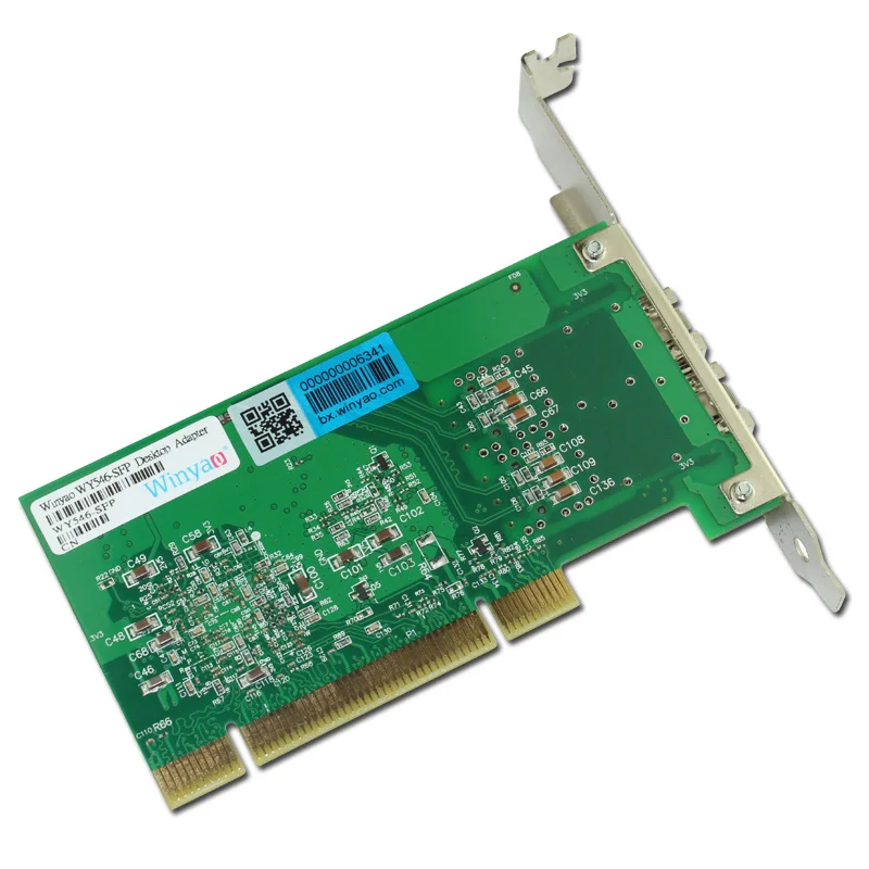 Placa de servidor ethernet, 2 portas sfp, fibra gigabit, 1000mbps, para 82546gb