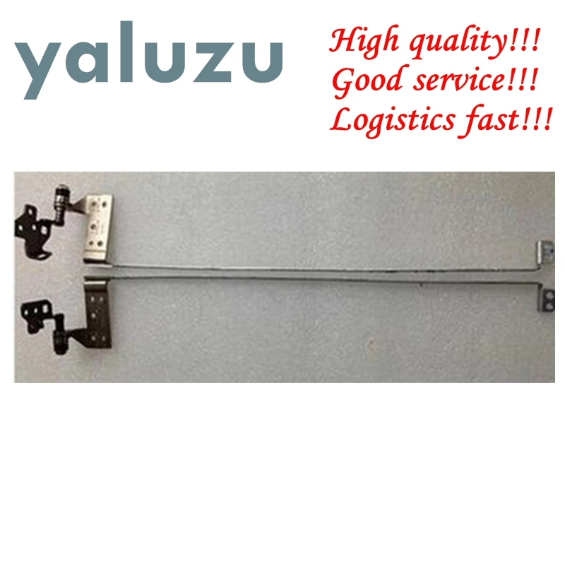 YALUZU NEW laptop LCD Right & Left Hinges For HP DV7-7000 Laptop LCD Hinges Set L & R 681977-001 34.4SU02.01X 34.4SU02.02X