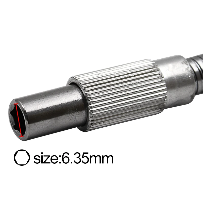 300mm/200mm Flexible Shaft Metal Drill Screwdriver Bit Holder Connect Link Multitul Hex Shank Extension Snake Bit