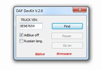 AutoDVD DAVIE Configurator FOR Daf
