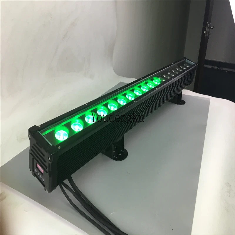 24 pieces 3W led wall washer 18 leds rgb outdoor ip65 linear tricolor led bar dmx Rgb Wall Panel Led Wall Washer