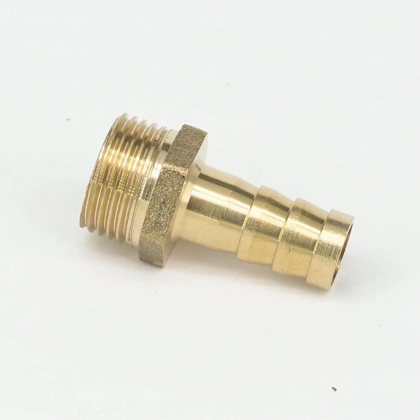 

LOT 2 Hose Barb I/D 10mm x 3/8" BSP Male Thread Brass Coupler Splicer Connector Fitting For Fuel Gas Water