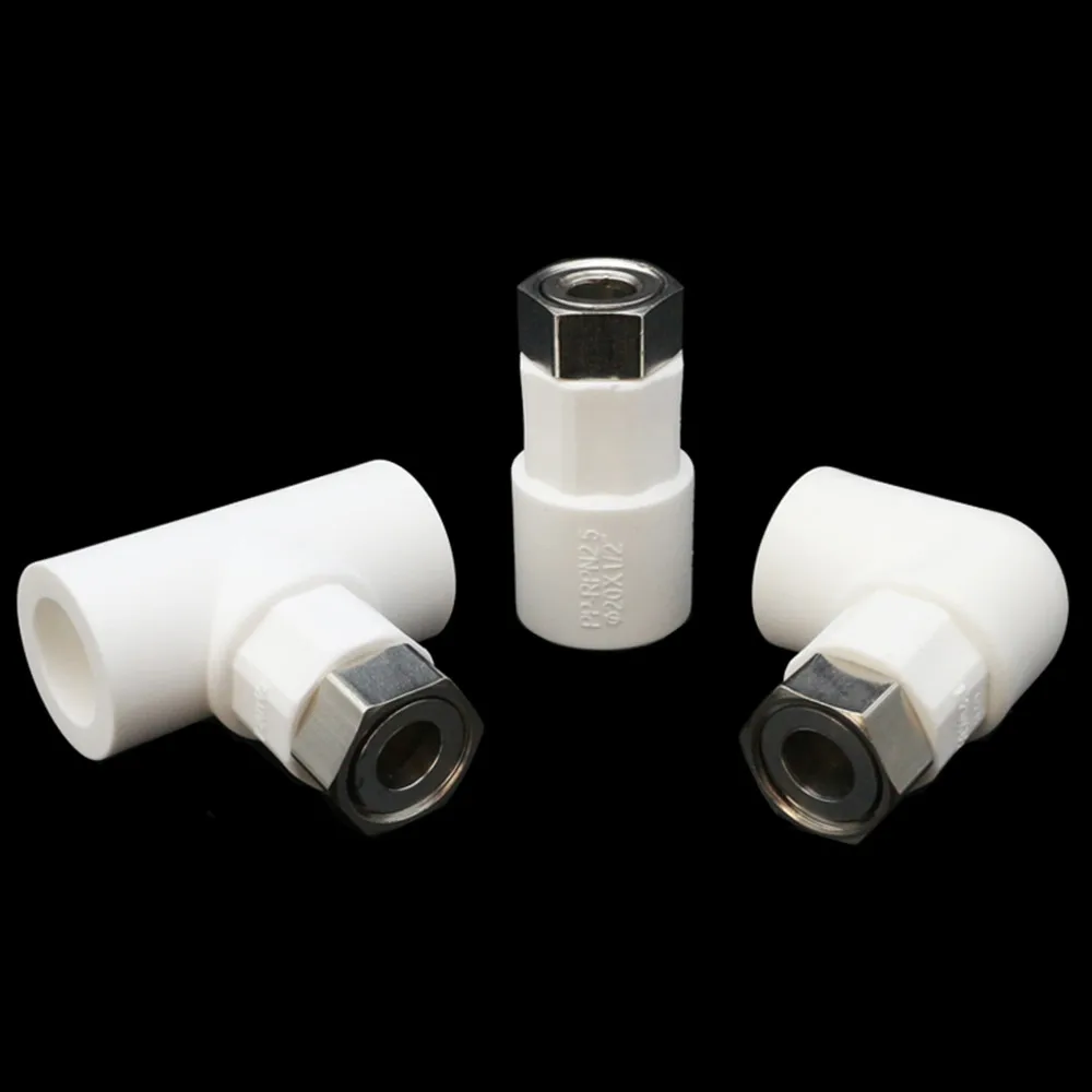 PPR SU ISITICI esnek bağlantı 20mm-1/2''pure bakır doğrudan/dirsek/tee boru bağlantı parçaları