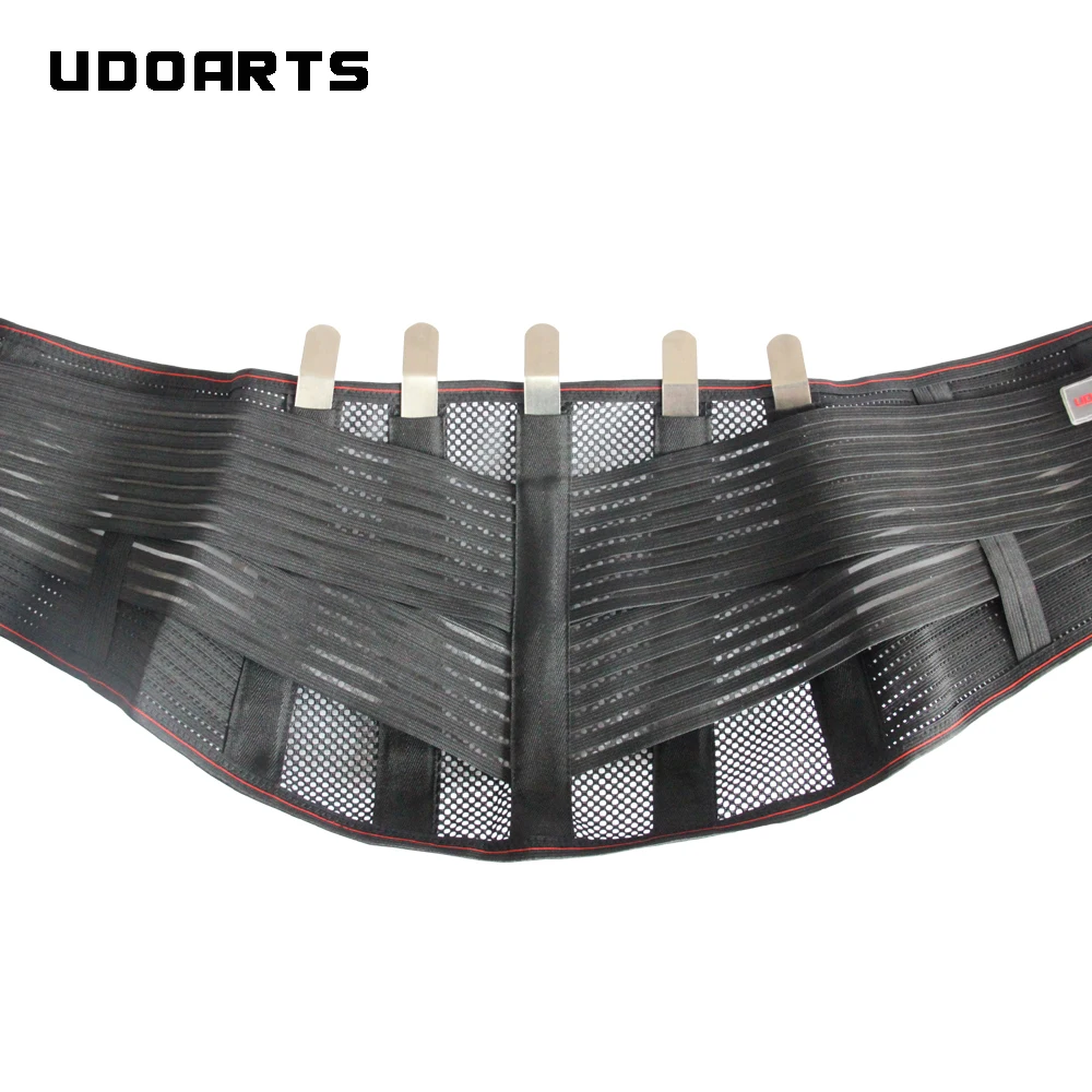 Udoarts Lumbar Brace With Removable Pads And Steel Splints