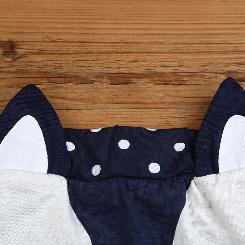 Hooyi الثعلب الطفل الفتيان السراويل البولكا نقطة الوليد PP سراويل رمادي البحرية بيبي الملابس بنطلون القطن الساق دفئا فتاة الجوارب Underpant #3