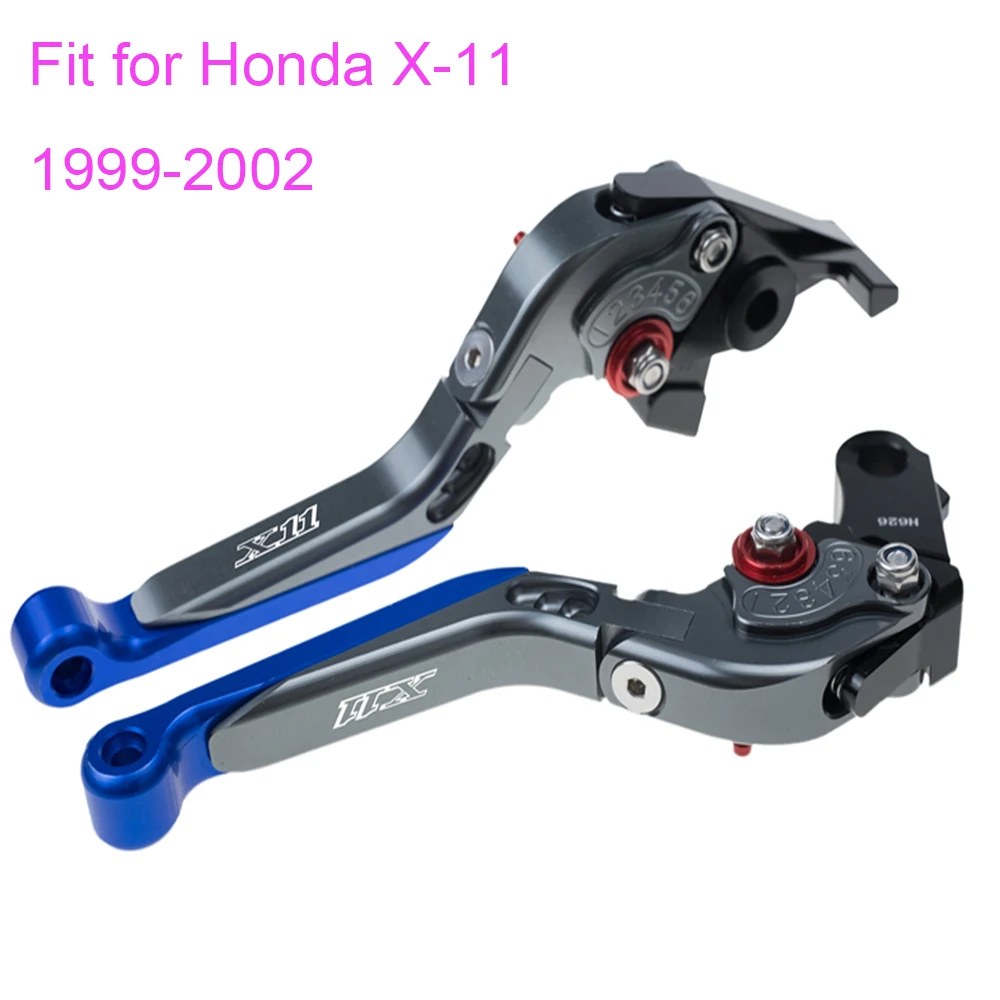 KODASKIN Left and Right Folding Extendable Brake Clutch Levers for Honda X-11 1999-2002