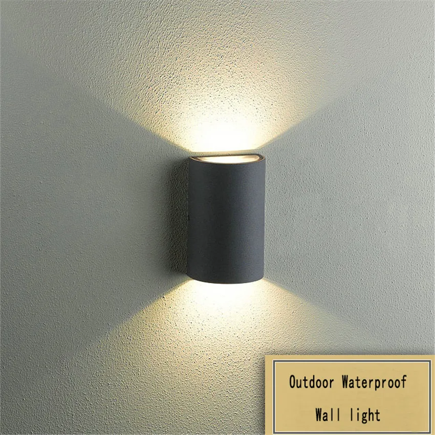 

Outdoor Waterproof Wall Lamp Waterproof IP65 Porch Garden Lights Sconce COB Chip up Down Light Aluminum Wall Light Lighting NR45