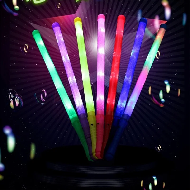 New design 7 modes led light stick 50pcs/lot multi color stick ,Colors changing glow stick for party festival