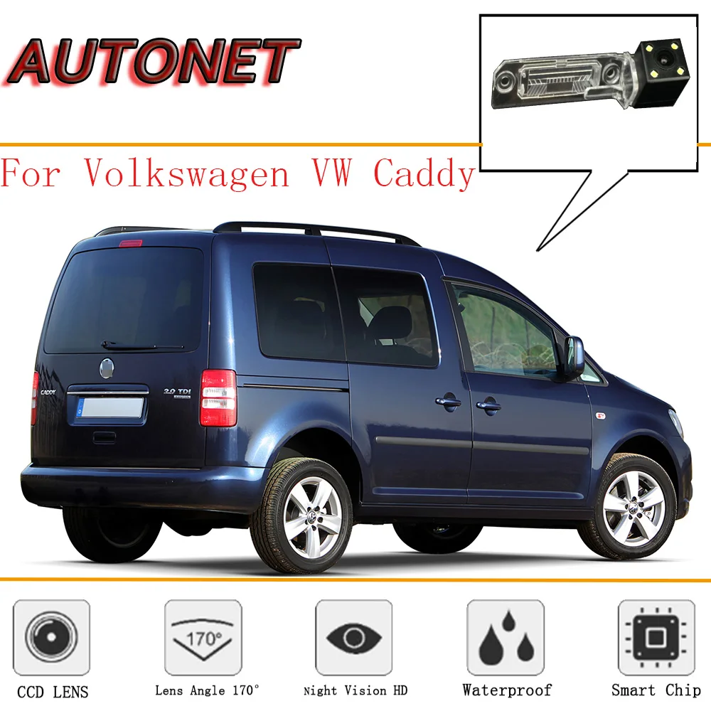 AUTONET Rear View camera For Volkswagen VW Caddy/Van/Rabbit Pickup MK3/For SEAT Inca/Reverse Camera/license plate camera