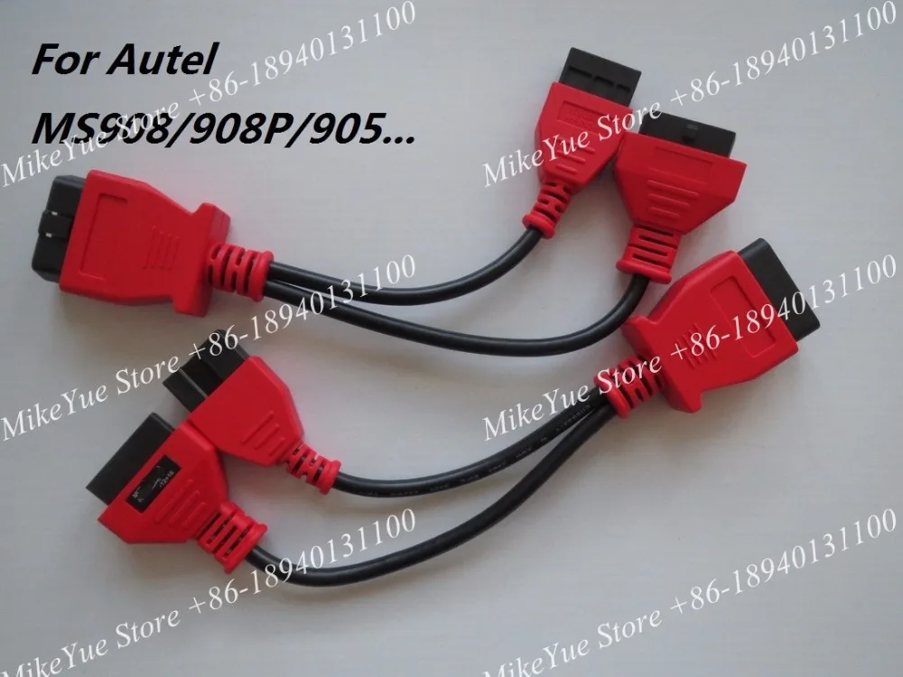 for Autel For MITSUBISHI for HYUNDAI -12+16 Pins MaxiSys Pro MS906 MS906BT MS906TS MS908S Pro Mini MaxiCOM MK908P OBD I Adapters