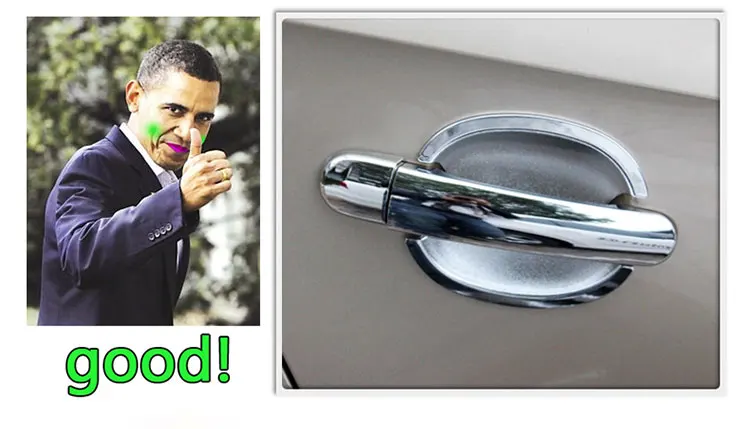 For Skoda Octavia a 5 2 a5 Luxurious Chrome Door Handle Covers Trim Set of 4 Door 2004-2013 Accessories Stickers Car Styling